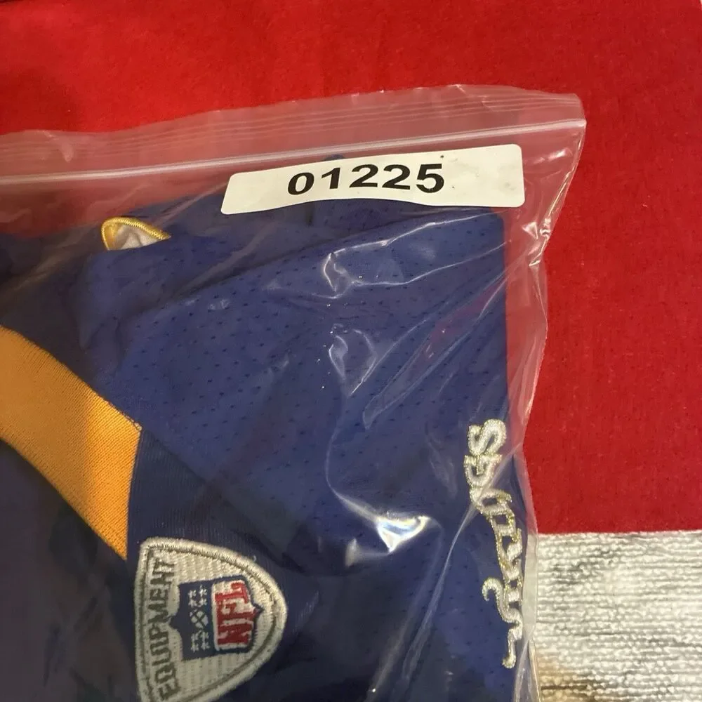Reebok Minnesota Vikings Rice Stitched Jersey Purple #18 On Field NFL Sz 50